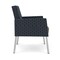 Lesro Mystic Lounge Reception Guest Chair, Silver, RS NightSky Back, MD Farro Seat, RS NightSky Panels ML1101 - alternate 2
